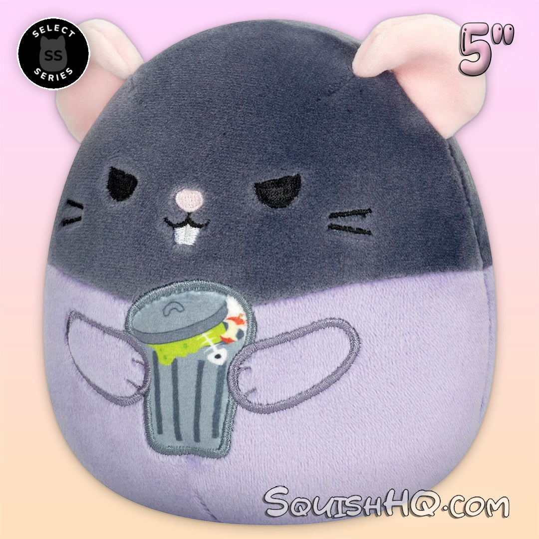 Squishmallows 5-Inch Select Series: Ralphie the Grey Rat