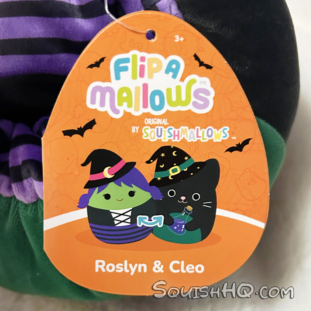 Squishmallows 8-Inch Roslyn and Cleo Flip-A-Mallows