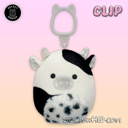 Squishmallows 3.5-Inch Clip Select Series Ulga the Cow