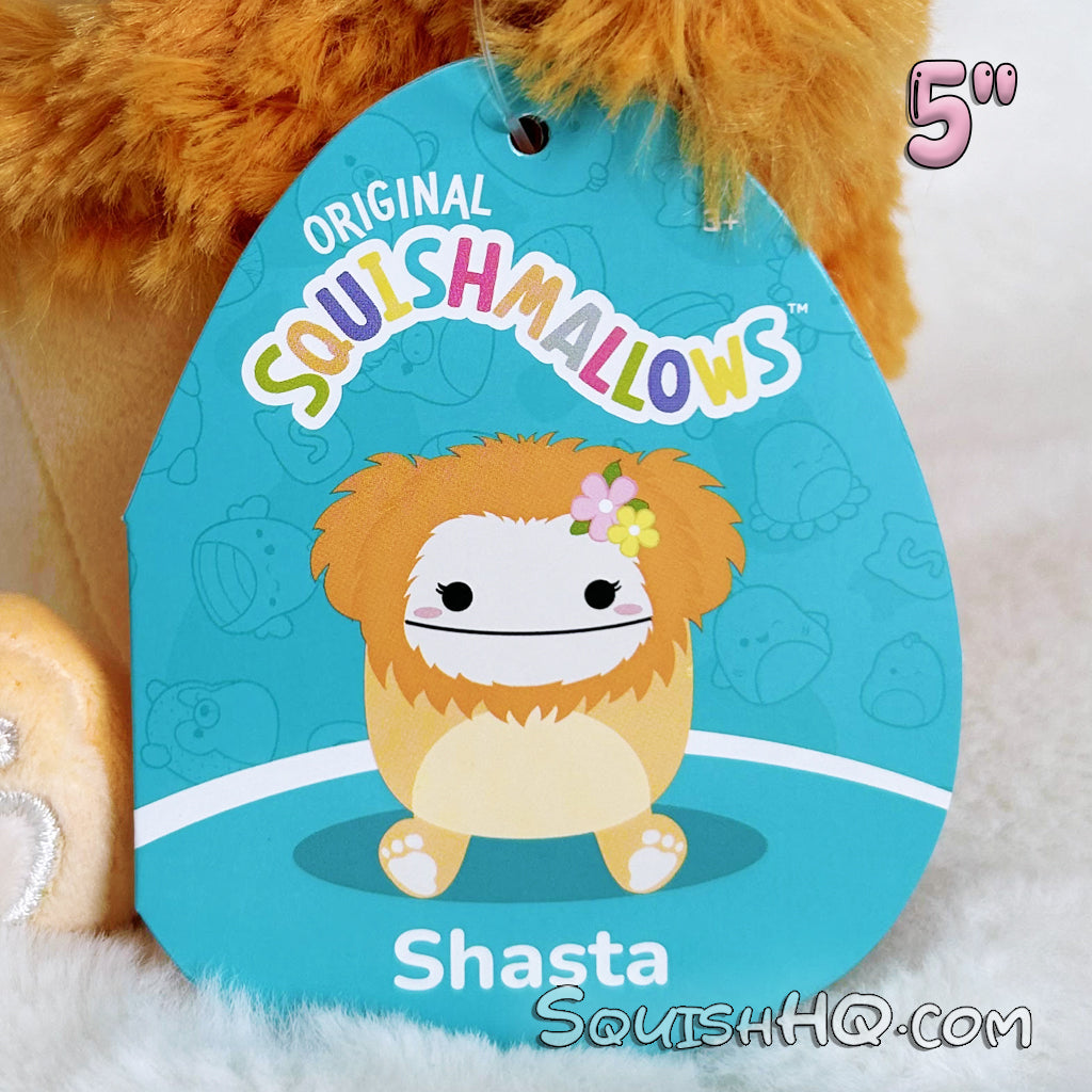 Squishmallows 5" Shasta der Pfirsich-Bigfoot