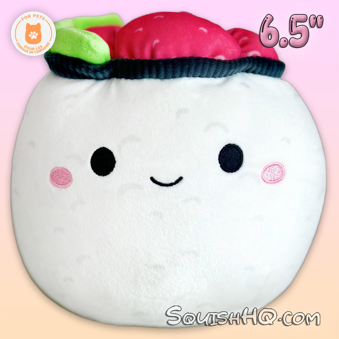 Squishmallows 6.5-Inch Shun the Sushi Dog Toy