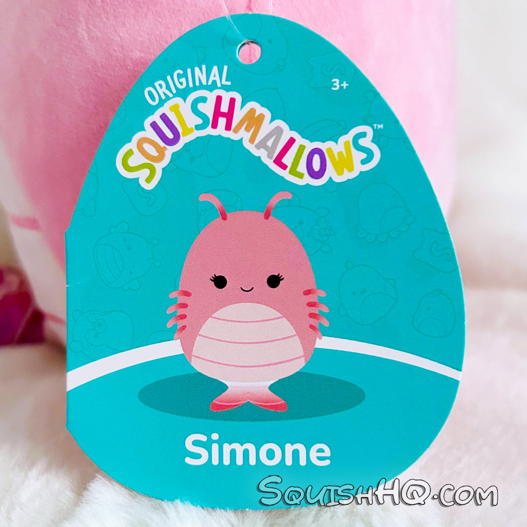 Squishmallows 7.5-Inch Simone the Shrimp