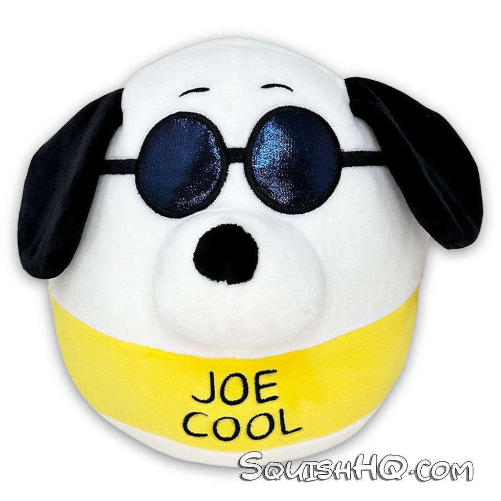 Squishmallows 8” Peanuts Snoopy and 8" Woodstock Joe Cool (2-Pack Bundle)