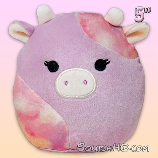 Squishmallows 5", 8" Benito die Blaubeerkuh