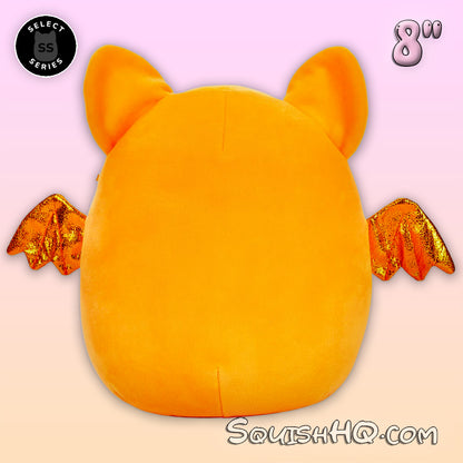 Squishmallows 8-Inch Select Series: Tangie the Orange Bat