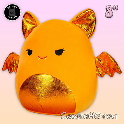 Squishmallows 8-Inch Select Series: Tangie the Orange Bat