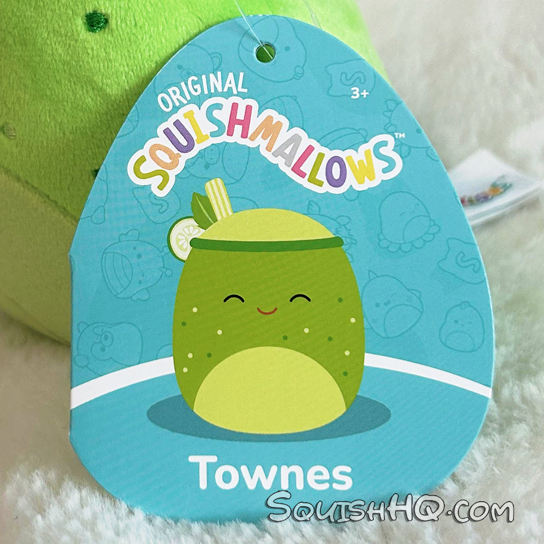 Squishmallows 5-Inch Townes the Cucumber Mint Mojito Smoothie