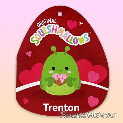 Squishmallows 5-Inch Trenton the Praying Mantis Heart Cookie